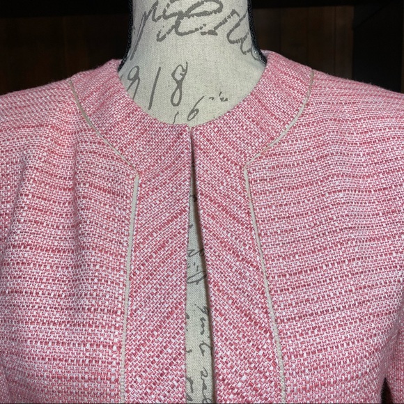 Preston & York Stretch Women’s Coat Pink Lined Size 6 - Picture 3 of 8